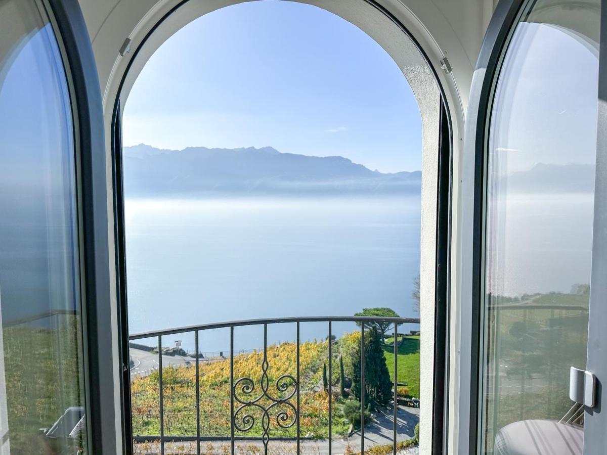 Room With 360° View Overlooking Lake Geneva And Alps Puidoux Extérieur photo
